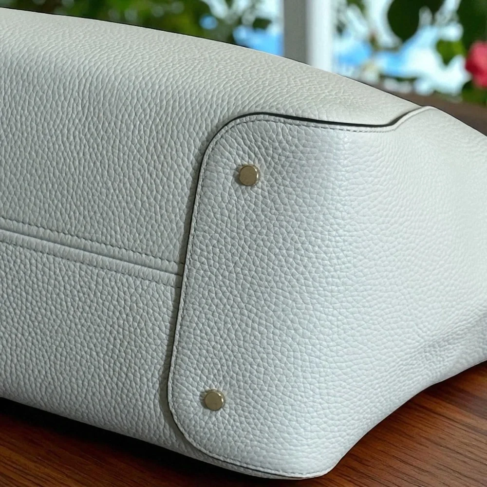 NWT Kate Spade NY Pebbled Leather Ivory Monica Tote! COA!